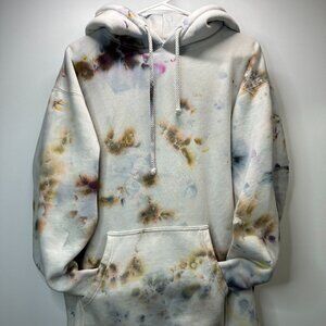 New heavy weight hoodie, hand dyed sweatshirt